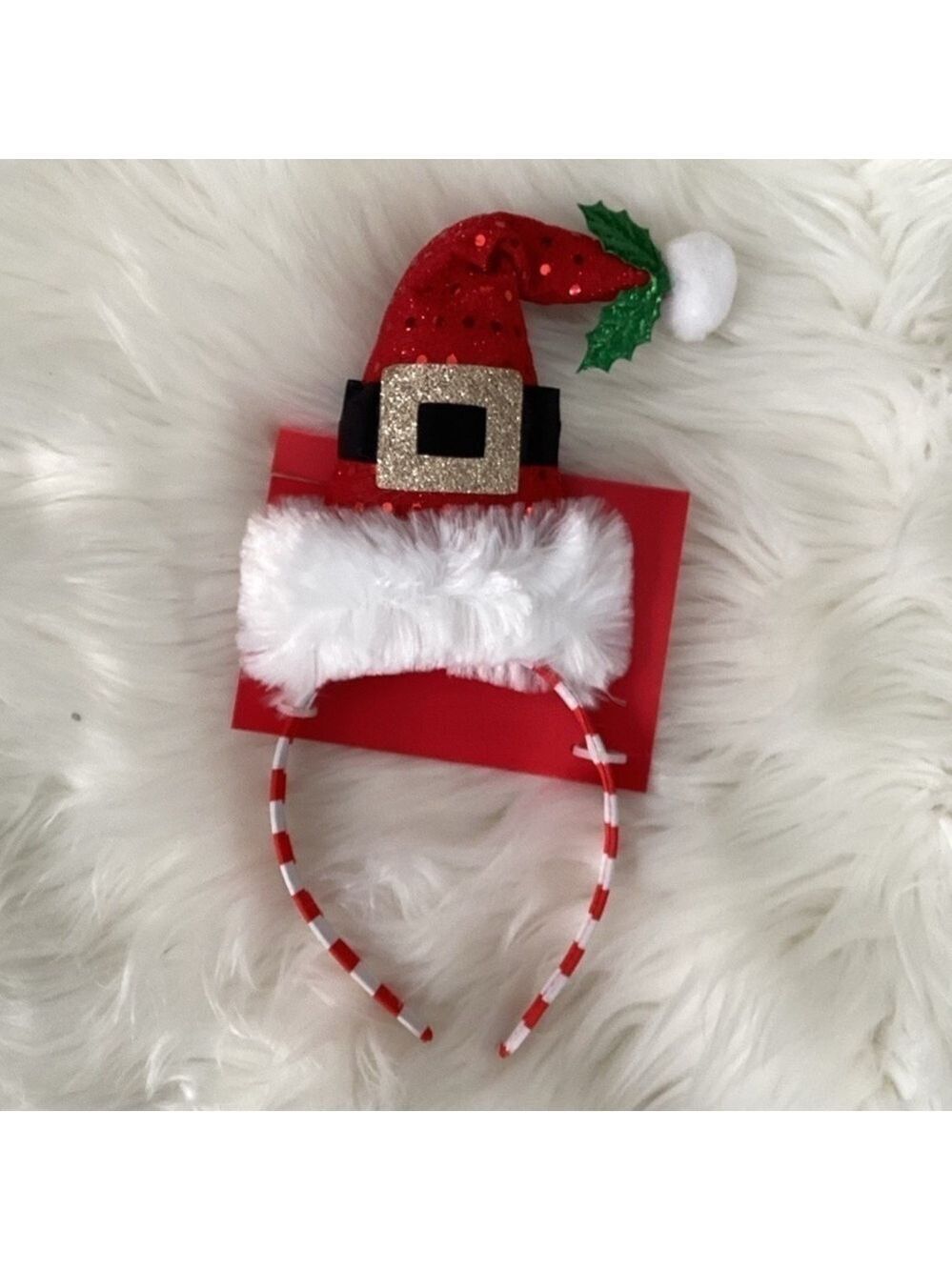 Kohls Celebrate Together Santa Hat headband new in package OSFM